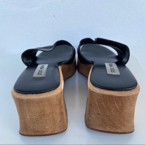 Vintage Steve Madden Clog Platform Slide Sandals - Picture 4 of 8